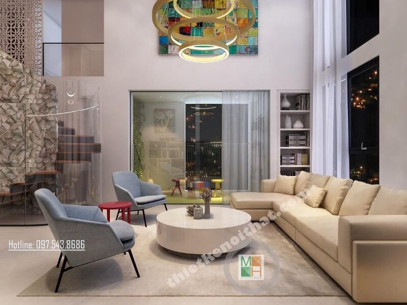Trang trí nội thất phòng khách chung cư với sofa đẹp Thiết kế chung cư
