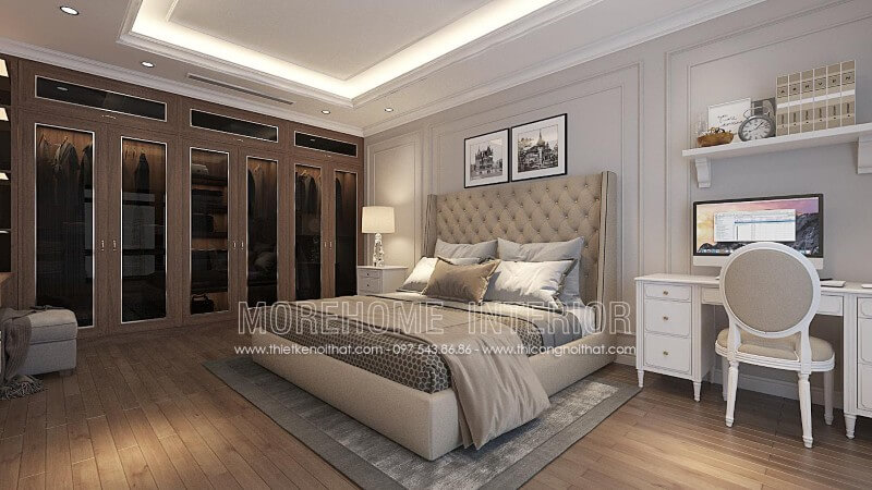 Giường ngủ biệt thự Giường ngủ biệt thự