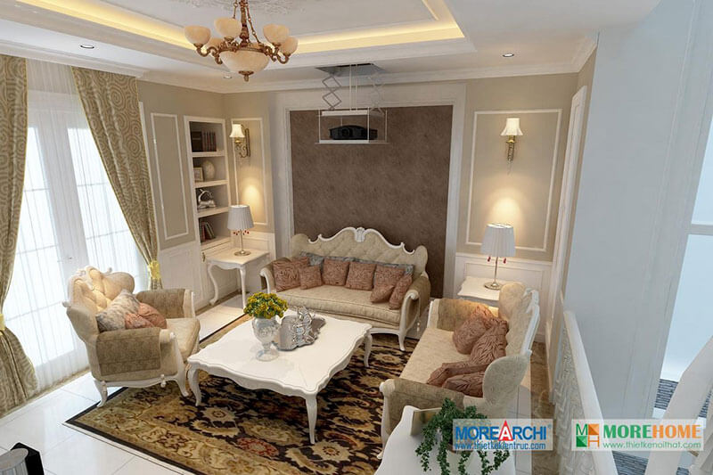Sofa chung cư tân cổ điển Sofa chung cư tân cổ điển