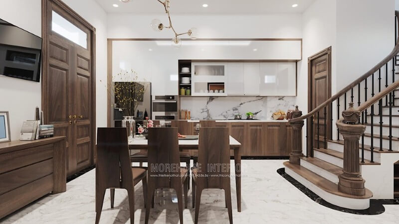 Mẫu tủ bếp hiện đại chữ I cho phòng bếp nhà phố, chung cư, biệt thự Tủ bếp đẹp, sang trọng và đẳng cấp