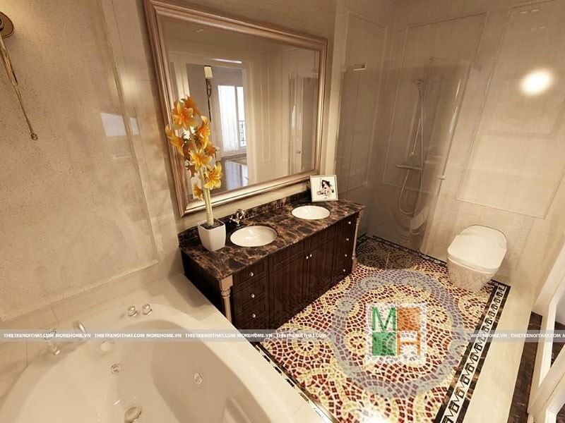 Vách tắm kính cường lực đẹp cho phòng tắm