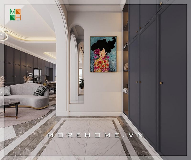 Tranh canvas nghệ thuật mang lại vẻ đẹp độc đáo cho không gian biệt thự, nhà phố, chung cư.